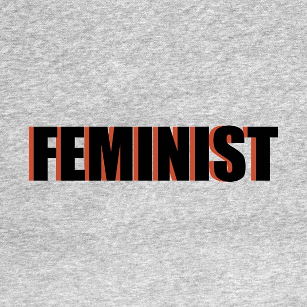 FEMINIST (red-ish orange) by planetary